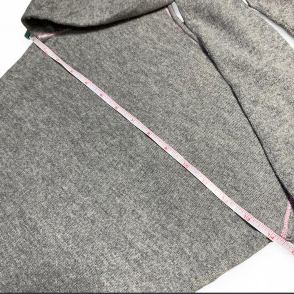 Abercrombie & Fitch RARE Y2K Cashmere Angora Knit Top Contrast Pink Stitching S - Picture 6 of 8